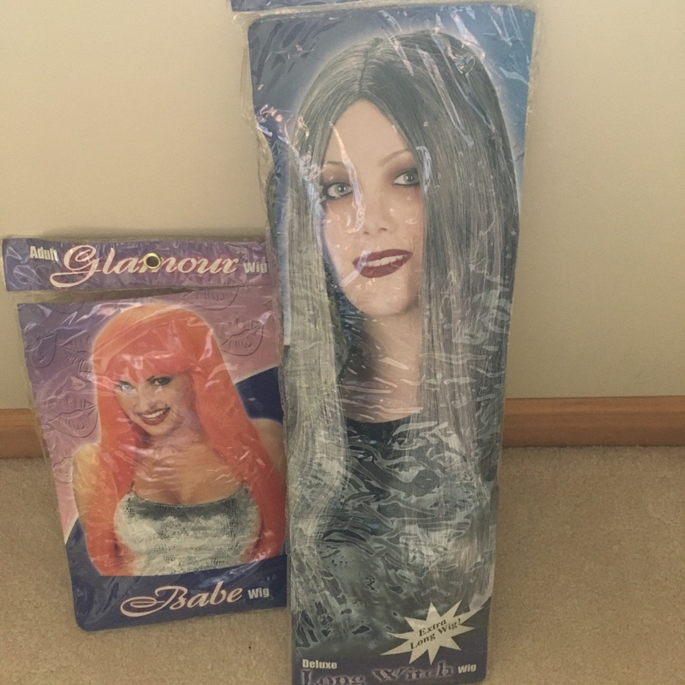 Glamour and wicked Halloween wigs NEW